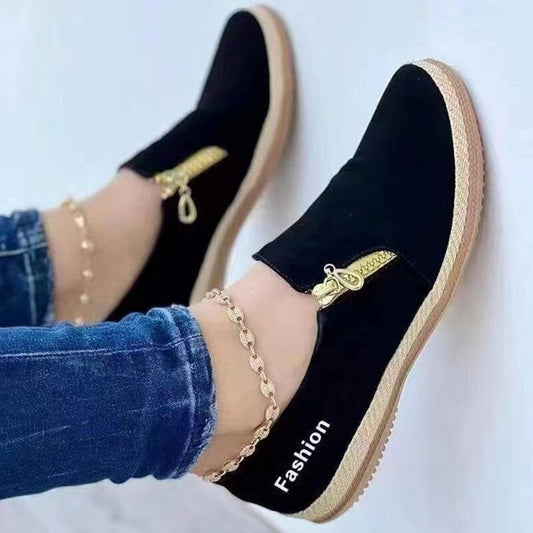 Women Sneakers 2022 New Slip On Flat Shoes For Women Black White Chaussure Femme Casual Loafers Women Free Shipping Sports Shoes