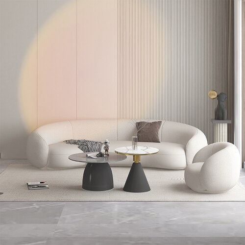 Minimalist 3 Seater Sofa Stretch Xxl Unusual Adults Couch White Curved Module Lazy Ergonomic Canape Salon Living Home Furniture