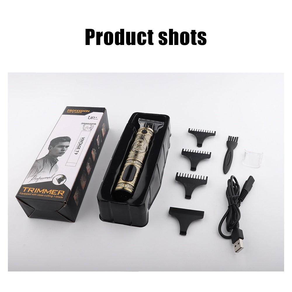 2022 USB Electric Hair Clippers Rechargeable Shaver Beard Trimmer Professional Men Hair Cutting Machine Beard Barber Hair Cut t9