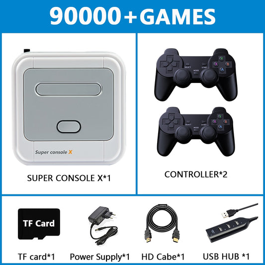 Retro Game Box Super Console X  Video Game Console For PSP/PS1/MD/N64 WiFi Support HD Out Built-in 50 Emulators With 90000+Games
