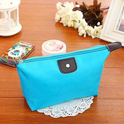 Women Travel Toiletry Make Up Cosmetic pouch bag Clutch Handbag Purses Case Cosmetic Bag for Cosmetics Makeup Bag Organizer