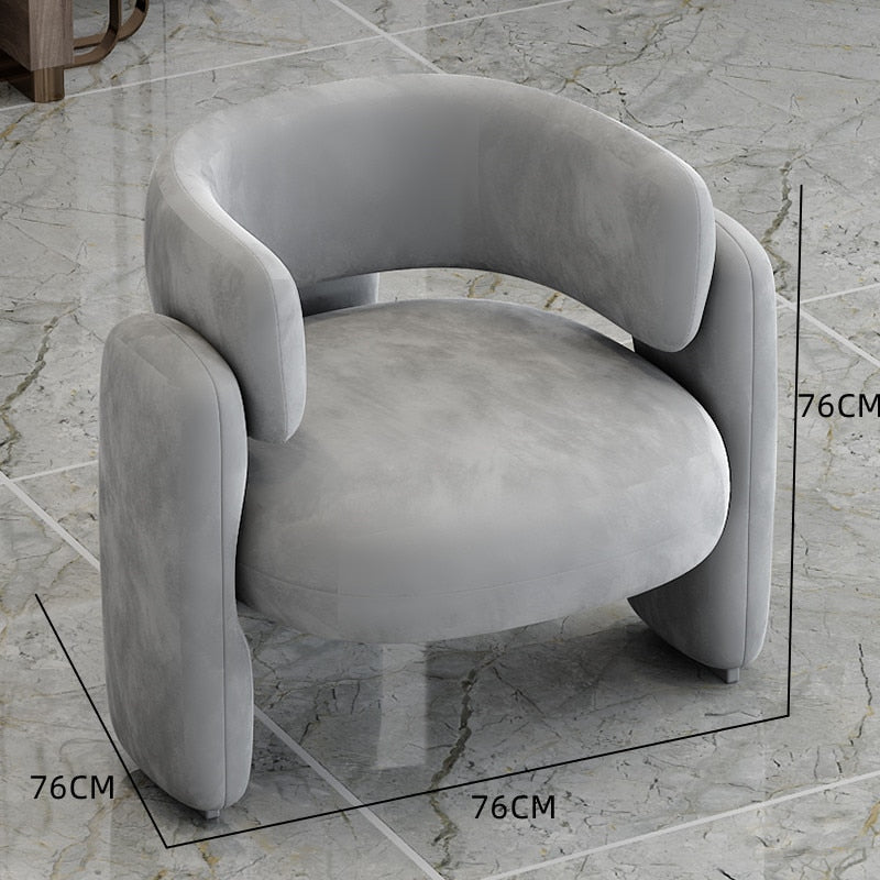 Arm White Living Room Chair Nordic Makeup Modern Art Bold Lazy Chair Bedroom Design Love Dressing Cadeiras Computer Armchair