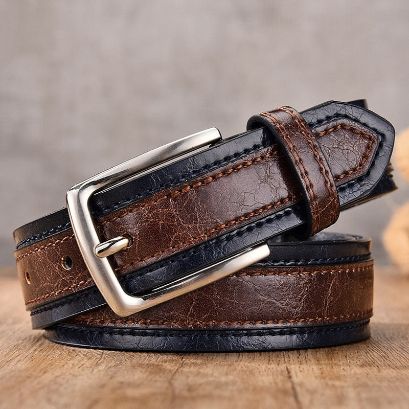 Casual Patchwork Men Belts Designers Luxury Man Fashion Belt Trends Trousers With Three Color To Choose Wholesale Free Shipping