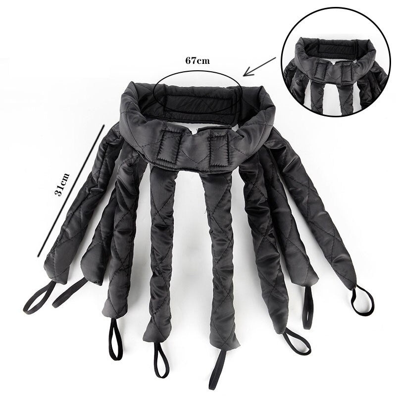 Octopus Heatless Curling Rod Headband Hair Curler No Heat Headband Adjustable Detachable Hair Rollers Headband for Long Hair