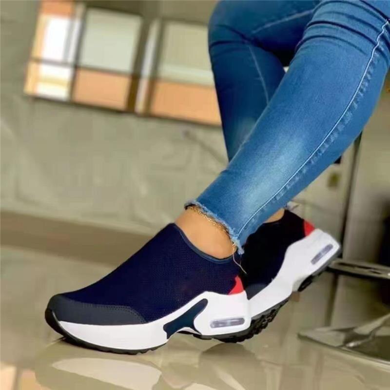 2022 Shoes Sneakers Women Trainers Shoes For Women Flat mesh Sneakers Loafers Platform Sneakers Slip On Mujer Shoes Woman
