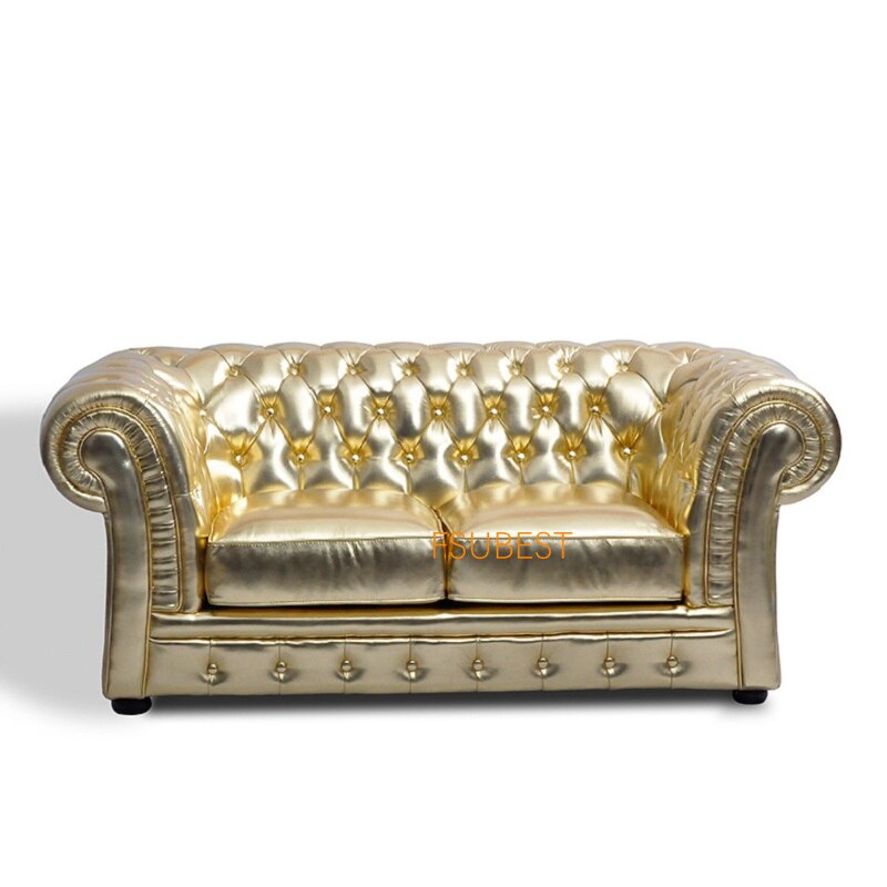 Classic Chesterfield Tufted Sofa Hotel Furniture 3 Seater Cream White Velvet Office Couch Sofa Sets Living Room