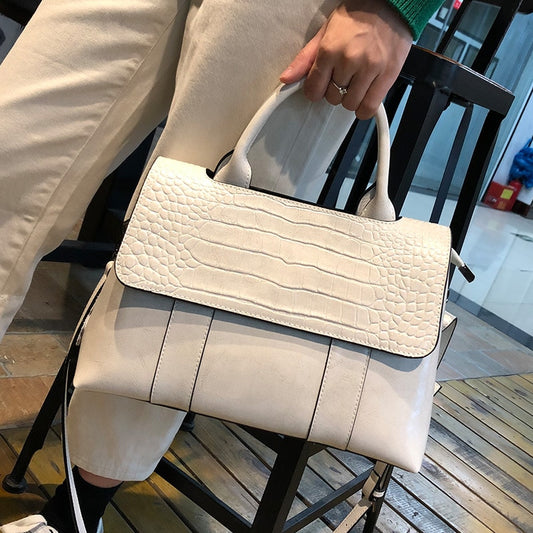 Oil Wax Cowhide Large-capacity Bags Women&#39;s 2022 New Fashion Business Casual Handbag Ladies Shoulder Leather Bag Popular Tote