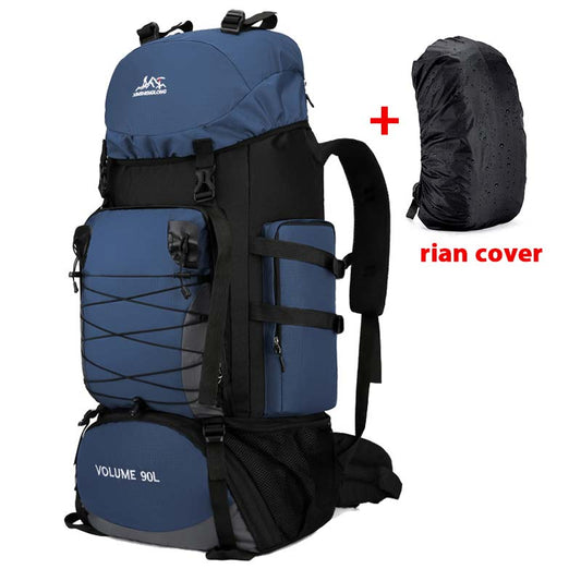 Travel Bag Camping Backpack Hiking 90L 80L, Army Climbing Bags Mountaineering Large Capacity Sport Bag, Outdoor Military Backpacks