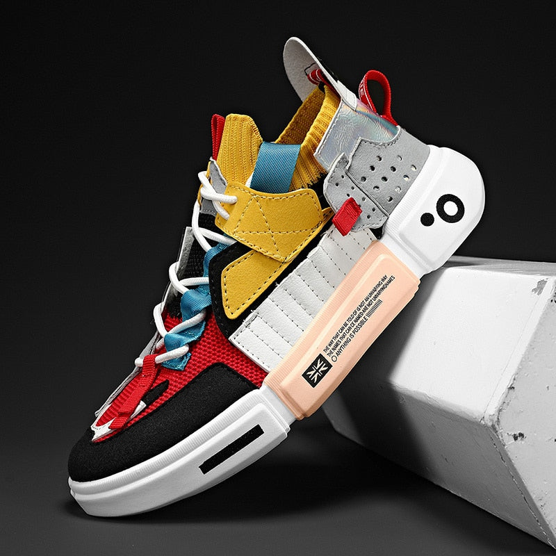 New Men Shoes 2022 Mixed Colors Sneakers Men Breathable Trendy Male Couple Shoes Big Size 46 Light Casual Shoe Zapatillas Hombre
