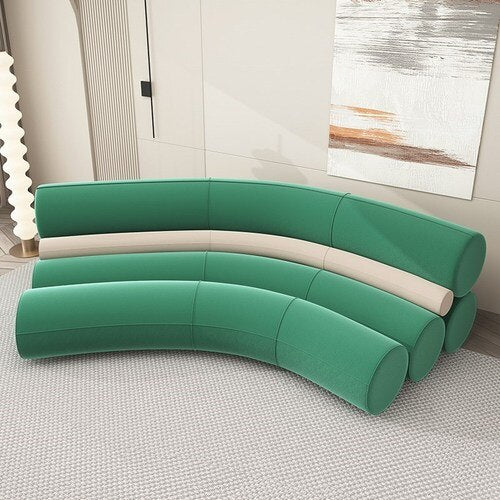 Relax 3 Seater Sofa Stretch Vintage Living Room Ergonomic Modern Couch Green Lazy Modular Reading Canape Salon Bedhome Furniture