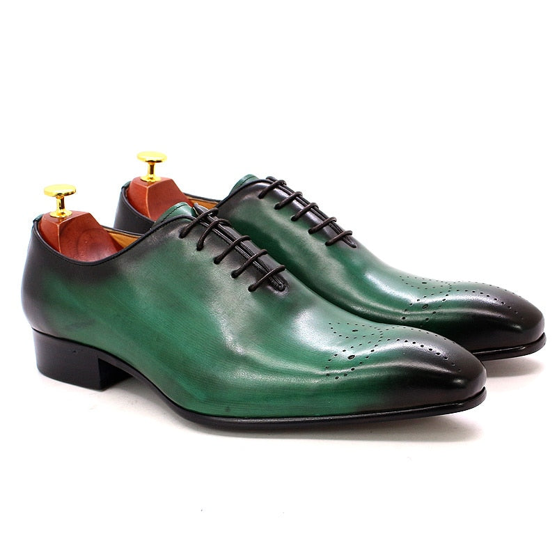 FELIX CHU Big Size 6-13 Oxfords Leather Men Shoes Whole Cut Fashion Casual Pointed Toe Formal Business Male Wedding Dress Shoes
