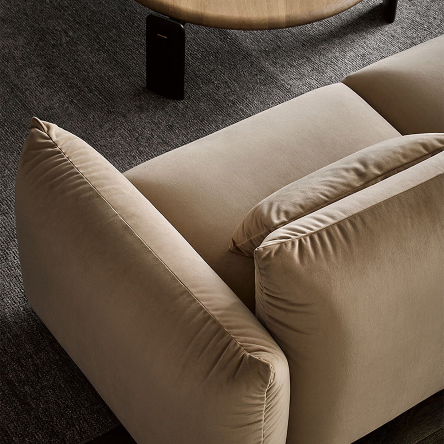 Lambswool Nordic Relax Sofa Bed Recliner Foam Sponge Designer Luxury Couch Lazy Modern Divani Soggiorno Living Room Furniture