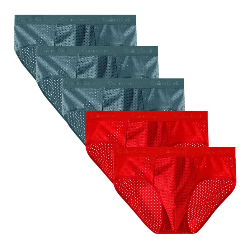 5PCS/Lot Mesh Hole Graphene men brief mens briefs underwear men sexy underwear men&#39;s underwear briefs men underwear man sexy