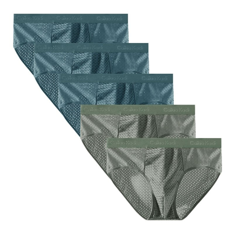 5PCS/Lot Mesh Hole Graphene men brief mens briefs underwear men sexy underwear men&#39;s underwear briefs men underwear man sexy