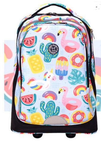 19 Inch School Rolling Backpack Bag Travel Trolley backpack bags for teenagers Children School Wheeled backpack On wheels boys