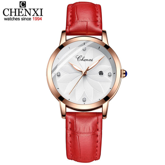 CHENXI Women Watches Top Brand Luxury Analog Women&#39;s Bracelet Wrist Watch Fashion Waterproof Ladies Dress Quartz Clock