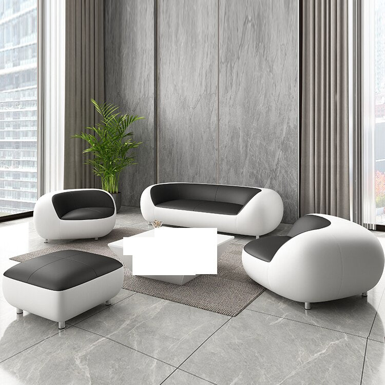 Nordic Style Minimalist Sofa Leather Stretch Modular Modern Couch Longue Armchair Unusual Reading Canape Salon Home Furniture
