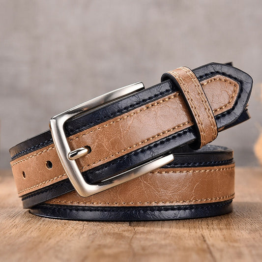 Casual Patchwork Men Belts Designers Luxury Man Fashion Belt Trends Trousers With Three Color To Choose Wholesale Free Shipping