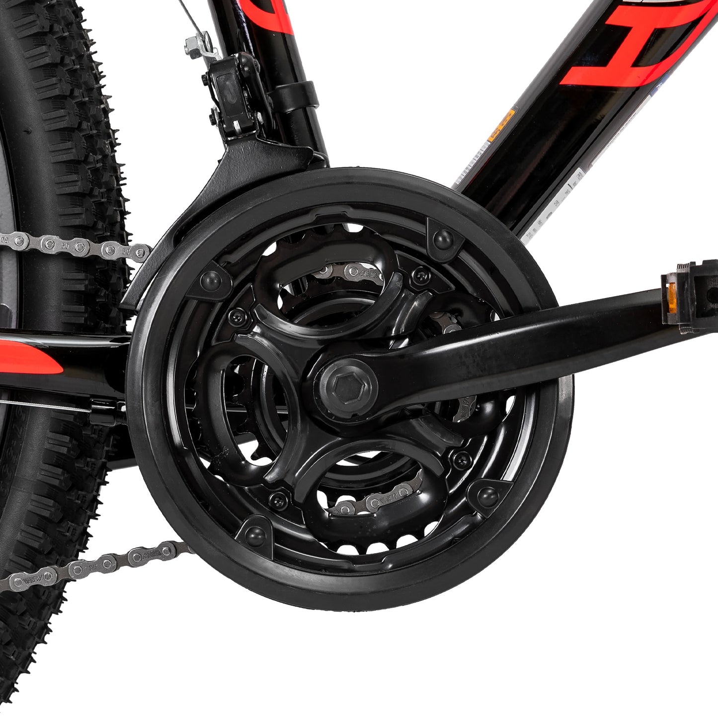 Hiland Mountain Bike 21 Speeds Drivetrain,Aluminum Frame 26 Inch Wheels Disc-Brake Spokes Men Women Men&#39;s MTB Bicycle