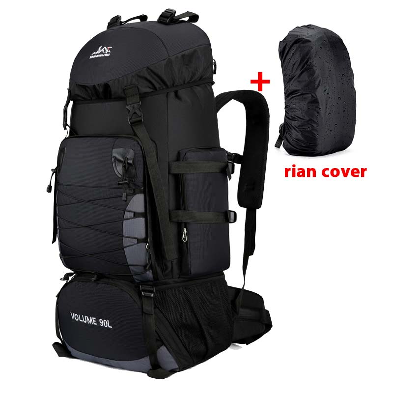 Travel Bag Camping Backpack Hiking 90L 80L, Army Climbing Bags Mountaineering Large Capacity Sport Bag, Outdoor Military Backpacks