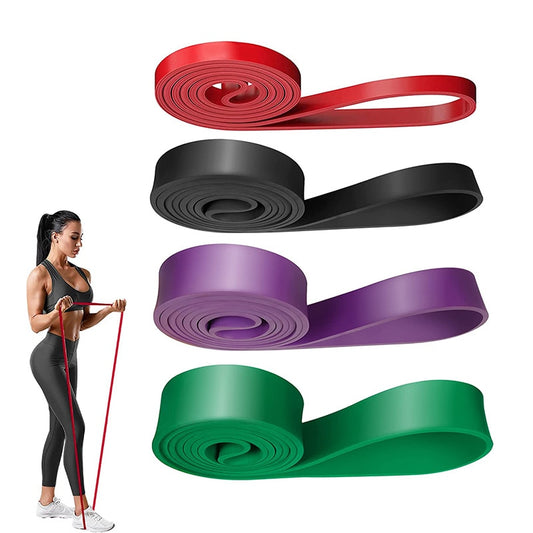Pull Up Assist Bands Set 4pcs Resistance Bands For Fitness Workout Resistance Training Exercise Stretch Crossfit Yoga Home Gym