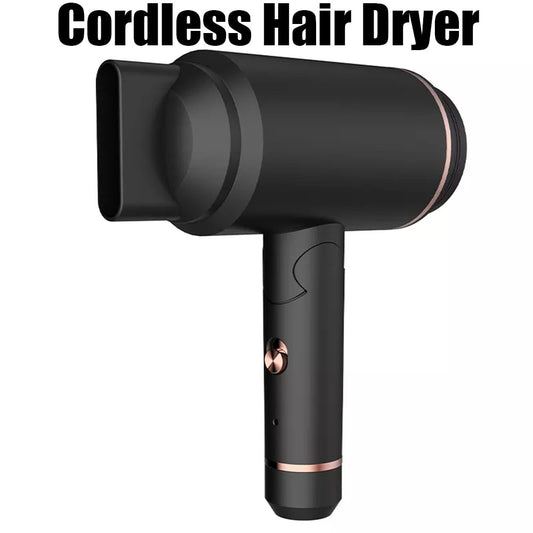 400W Cordless Hair Dryers Rechargeable Portable Travel Hairdryer Wireless Blowers Salon Styling Tool 5000mAh 2 Speeds Hot Air