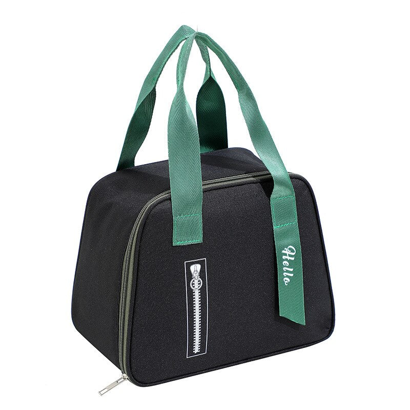 Portable Lunch Bag Thermal Insulation Smell Proof Organizer Cooler Rice Box For Women Convenient Bento Tote Food Container New