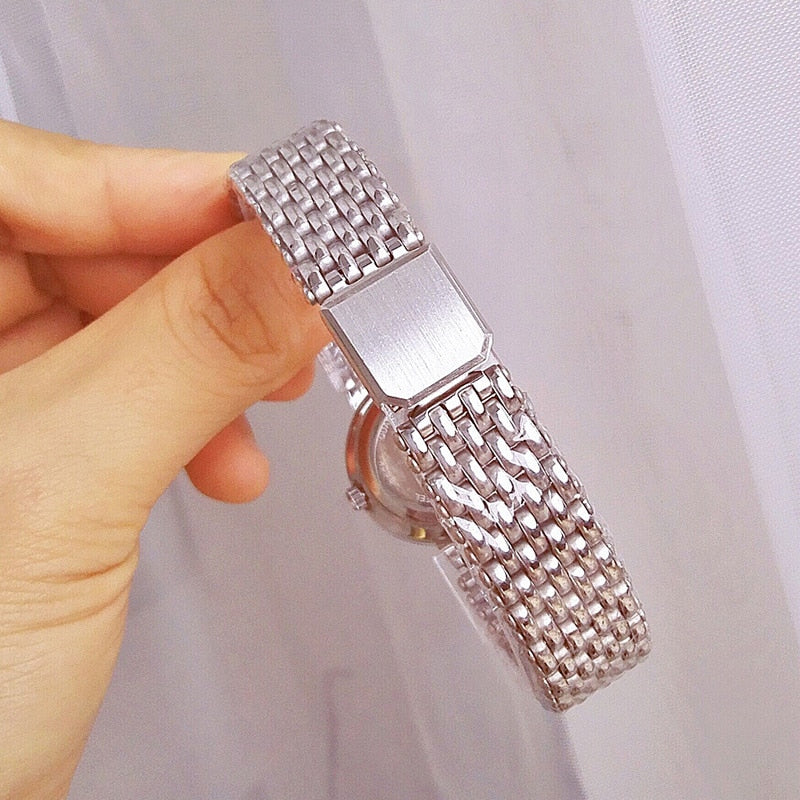 BS bee sister Diamond Women Watches Luxury Gold Women&#39;s Bracelet Watches Silver Quartz Clock Female 2022 Watch For Ladies Girl