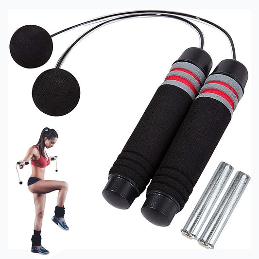 Ropeless Jump Ropes Weighted Cordless Skipping Rope Length Adjustable Tangle Free Wireless Speed Sport Exercise Training Fitness