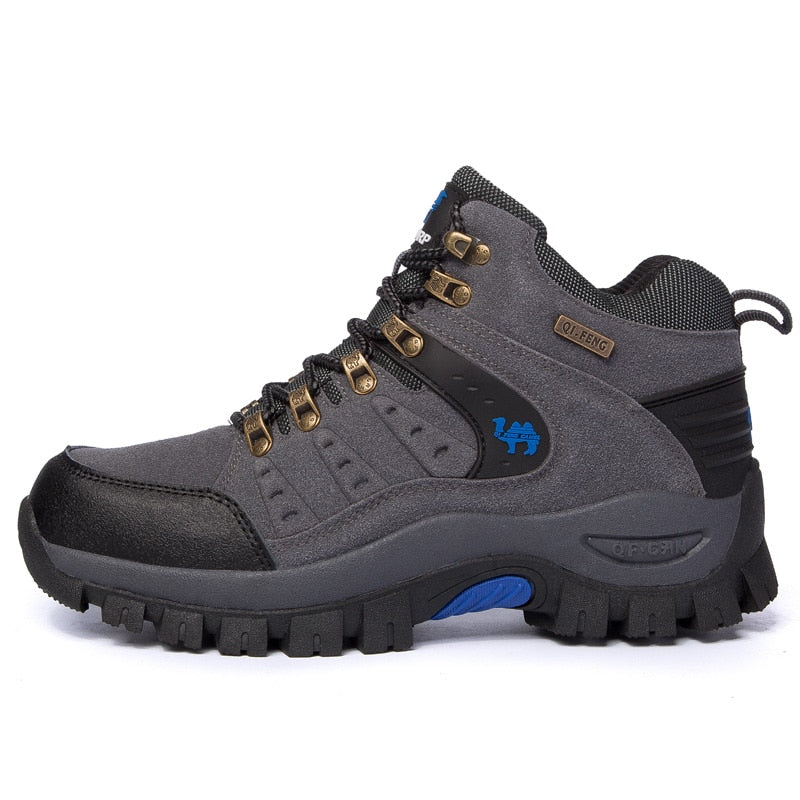 Large Size Outdoor Hiking Boots Men Women Non Slip Fashion Lace Up Climbing Winter Sneakers Cowboy Trekking Boots Summer Fashion