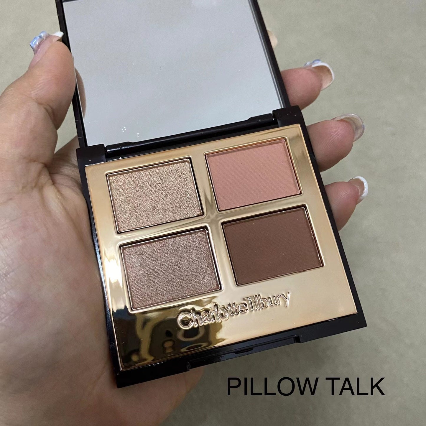 New Pressed Powder Eye Shadow Palette Nude Pillow Talk Same Color Eyeshadow Pigment Matte Eye Shadow Make Up Palette