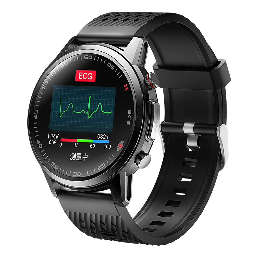 KUMI KU3 Pro Men  Smart Watch Laser Health ECG Monitor Heart Rate Blood Pressure Tracker Waterproof Smartwatch for IOS Andro