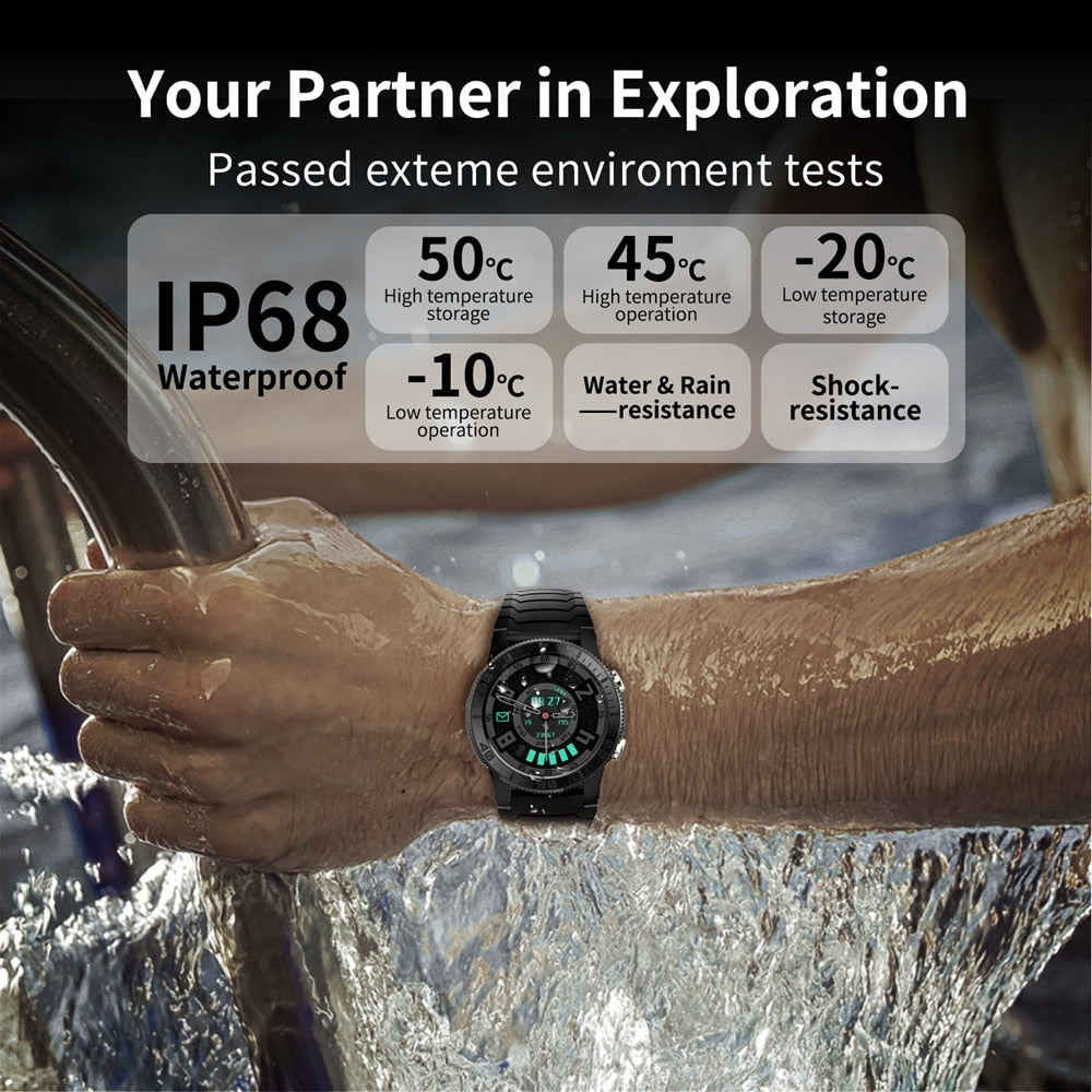 KUMI U5 GPS Smart Watch Watches Sport Fitness Heart Rate Blood Oxygen Monitor 5AM Waterproof Man Men Smartwatch for IOS Android