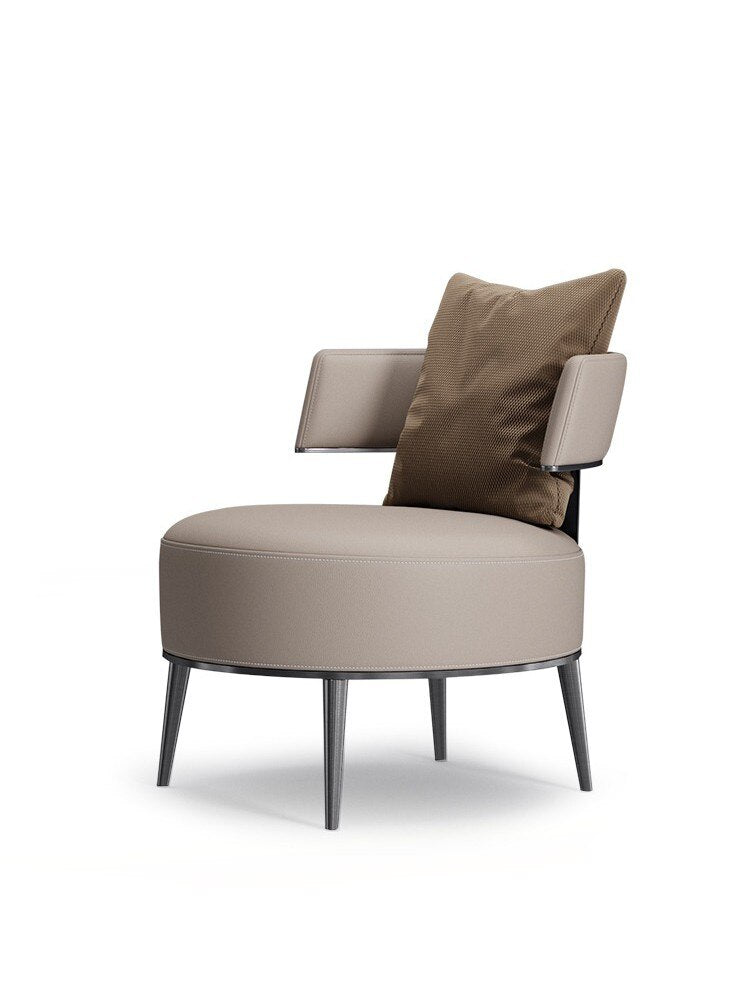 Lazy Sofa Living Room Chair Office Art Design Ergonomic Lounge Chair Nordic Occasional Balcony Chaise Design Dining Chairs