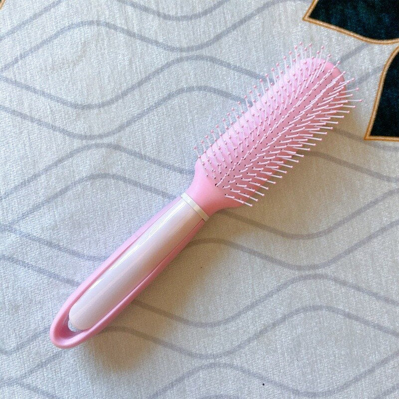 1/4PCS Gold Green Hair Brush Scalp Massage Comb Hairbrush Wet Curly Detangle Hair Brush For Salon Hairdressing Styling Tools 2#1