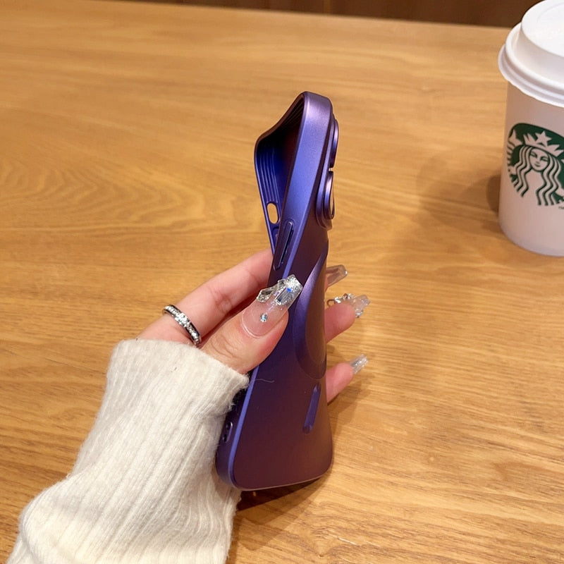 Luxury For Magsafe Magnetic Wireless Charging Matte Case for iPhone 14 13 12 11 Pro Max Plus Silicone Lens Shockproof Cover