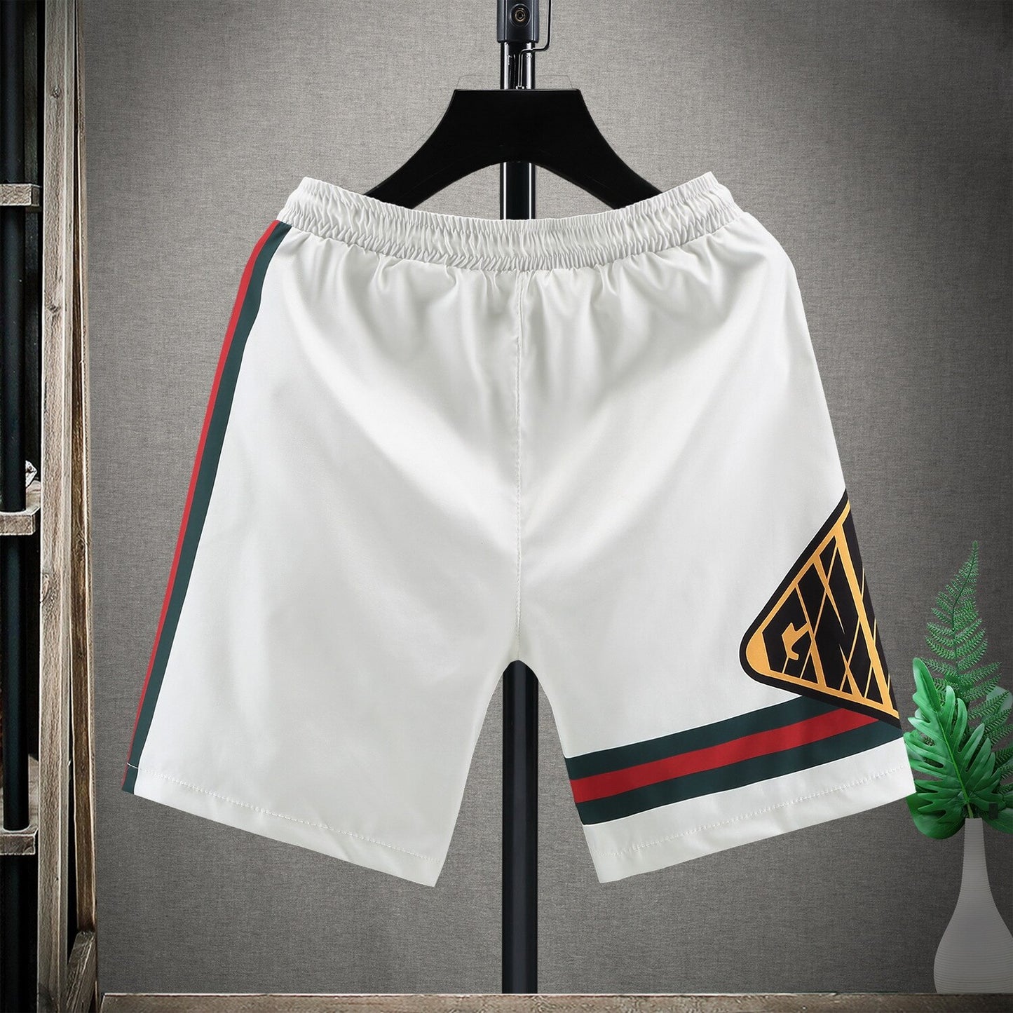 Men&#39;s Casual Five-point Pants Man Summer Quick-drying Loose Sports Shorts Trend Printing Trousers for Male Fashion Streetwear