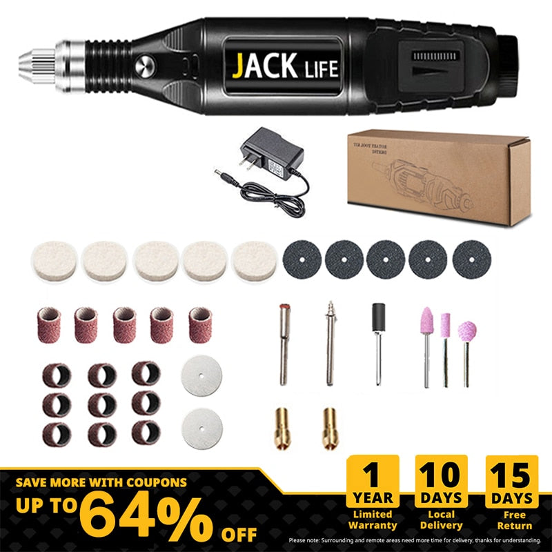 12V Mini  Drill Electric Carving Pen Variable Speed   Drill Rotary Tools Kit Engraver Pen for Grinding Polishing，