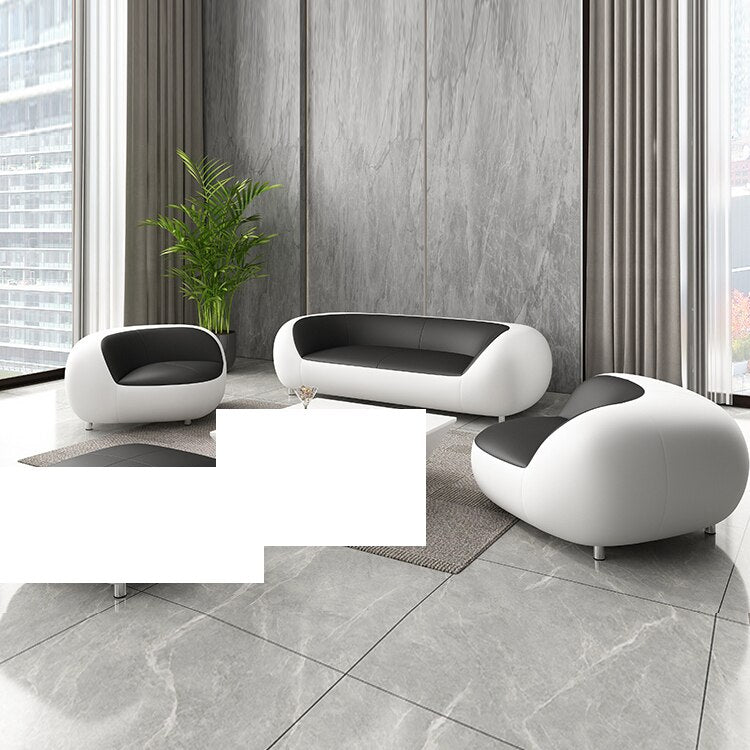Nordic Style Minimalist Sofa Leather Stretch Modular Modern Couch Longue Armchair Unusual Reading Canape Salon Home Furniture