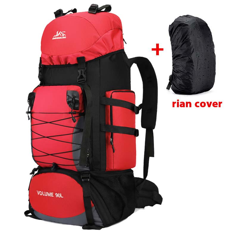 Travel Bag Camping Backpack Hiking 90L 80L, Army Climbing Bags Mountaineering Large Capacity Sport Bag, Outdoor Military Backpacks
