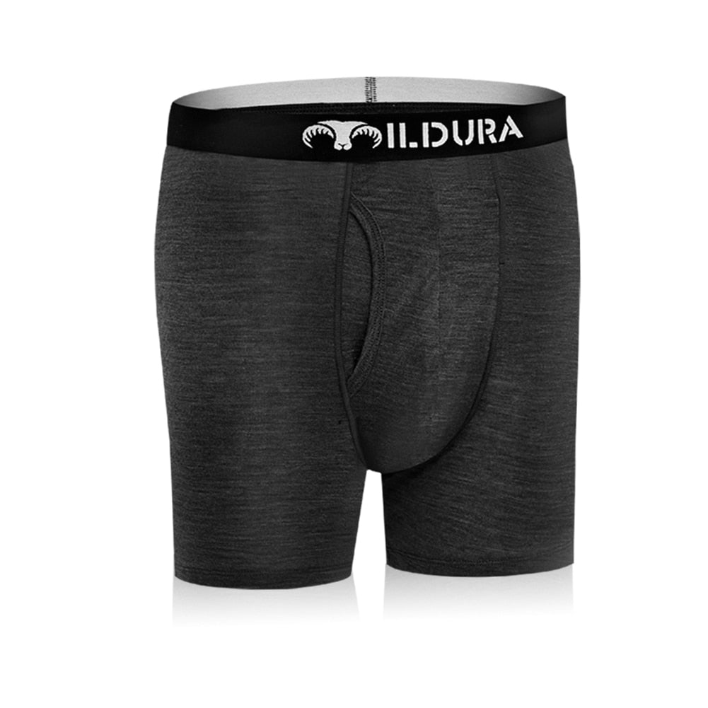 Wool Men Underwear Mens Boxer Briefs Man Boxer Underpants Boxer Brief Soft Moisture Wicking Breathable