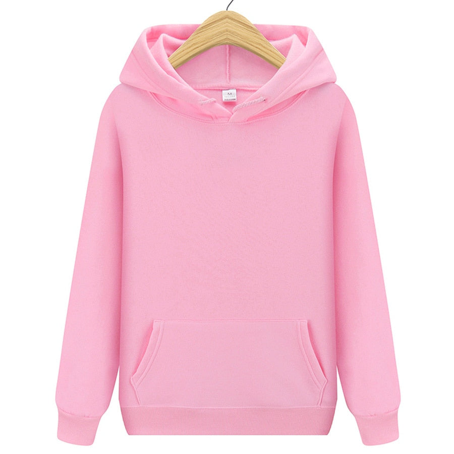 Women Hoodies Solid Color Basic Hoodie Female Lady Casual Long Sleeve O Neck Harajuku Sweatshirt Top Pullovers Fashion Clothing