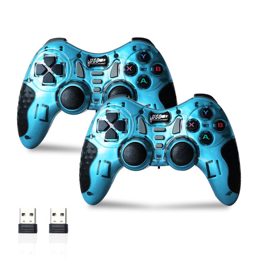 2pcs/set 2.4G Wireless Game Controller with USB Adapter for PS3 Gamepad for PC Laptop Android TV Box Device Gaming Joystick