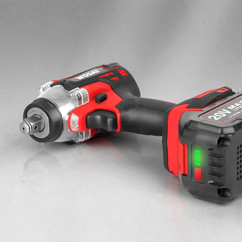 WOSAI MT-Series 340N.m Electric Impact Wrench 20V Brushless Wrench Socket Li-ion Battery Hand Drill Installation Power Tools