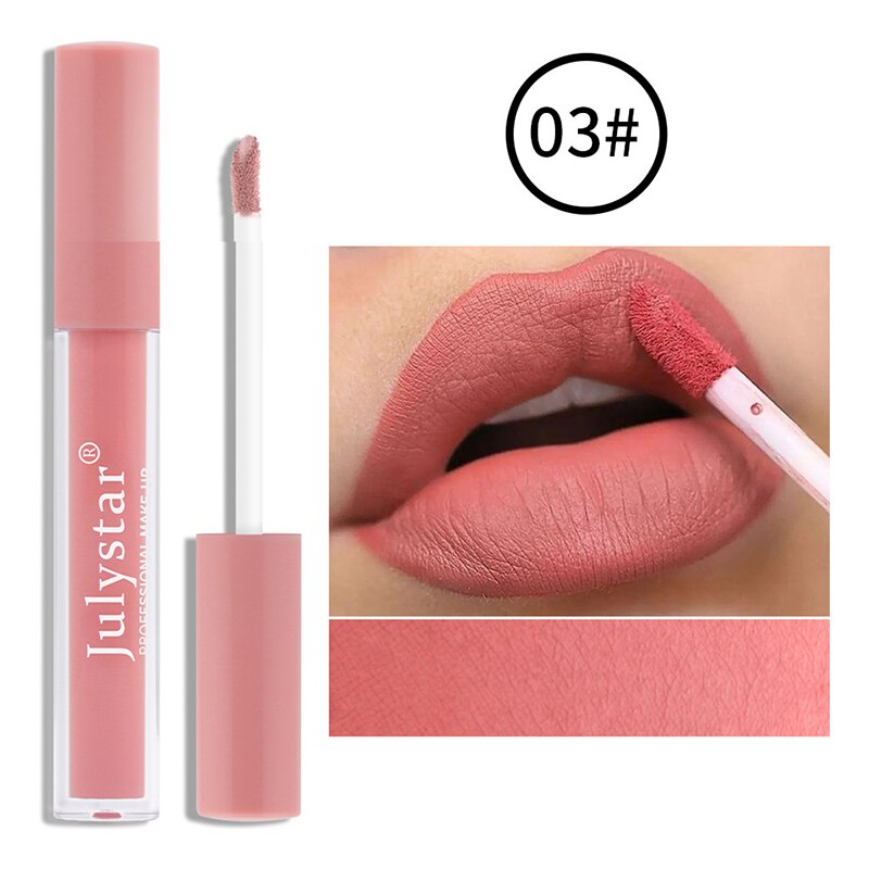 Lip Gloss Long Lasting Matte Velvet Lip Stick Lip Makeup Liquid Lipstick Women Beauty Sexy Red Waterproof Cosmetics Lipgloss