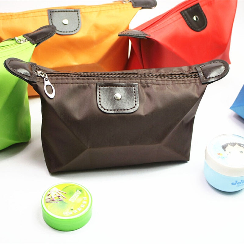 Women Travel Toiletry Make Up Cosmetic pouch bag Clutch Handbag Purses Case Cosmetic Bag for Cosmetics Makeup Bag Organizer