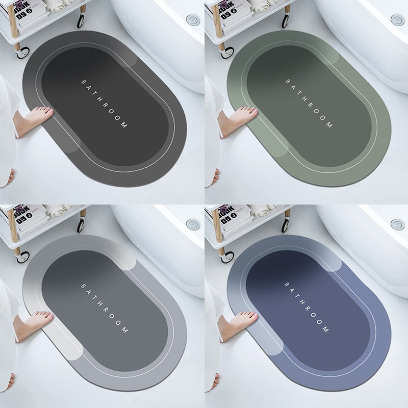 Napa Skin Bathroom Mat Super Absorbent Rug Bath Quick Dry Floor Mats Easy To Clean alfombras para Doormat Kitchen Area Rug