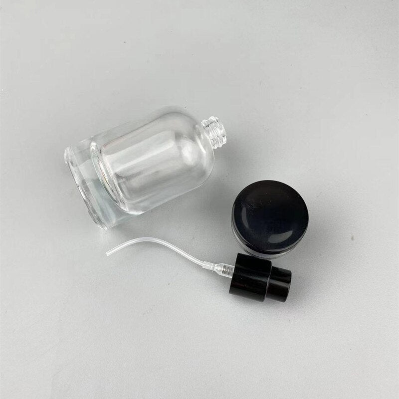 5PCS 30ml Perfume Bottle Spray High-end Glass Portable Travel High-end Perfume Bottle Empty Containers Sample Bottle Splitter