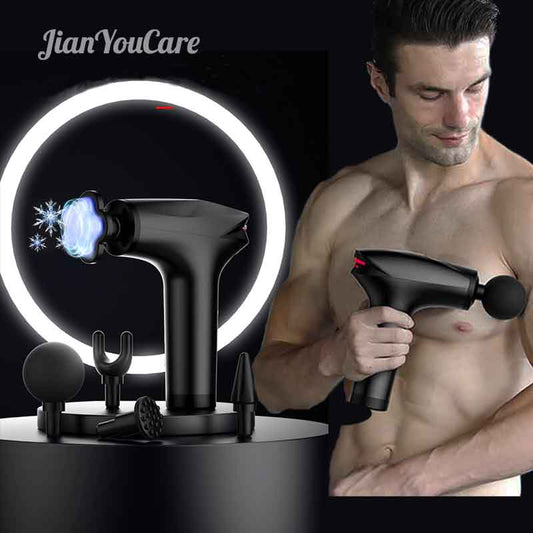 JianYouCare Icy Cold Compress Massage Gun Electric Massager High frequency Portable Deep Tissue Muscle Relax For Body Relaxation
