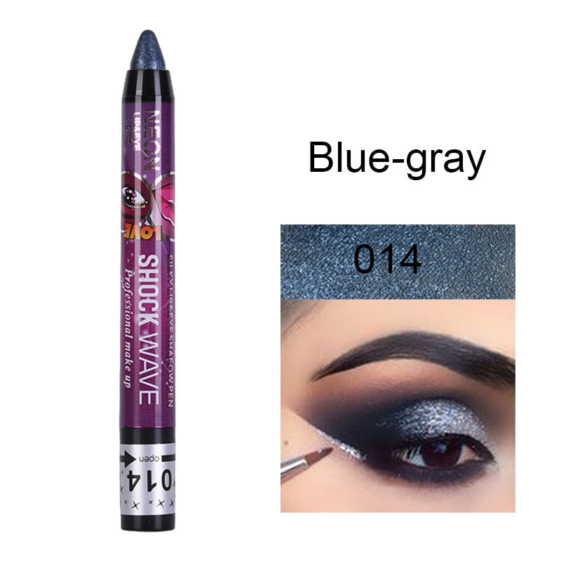 36 Colors Long-lasting Eyeshadow Pencil Waterproof Pigment Blue Brown Black Eyeliner Pen Women Fashion Color Eye Makeup Cosmetic